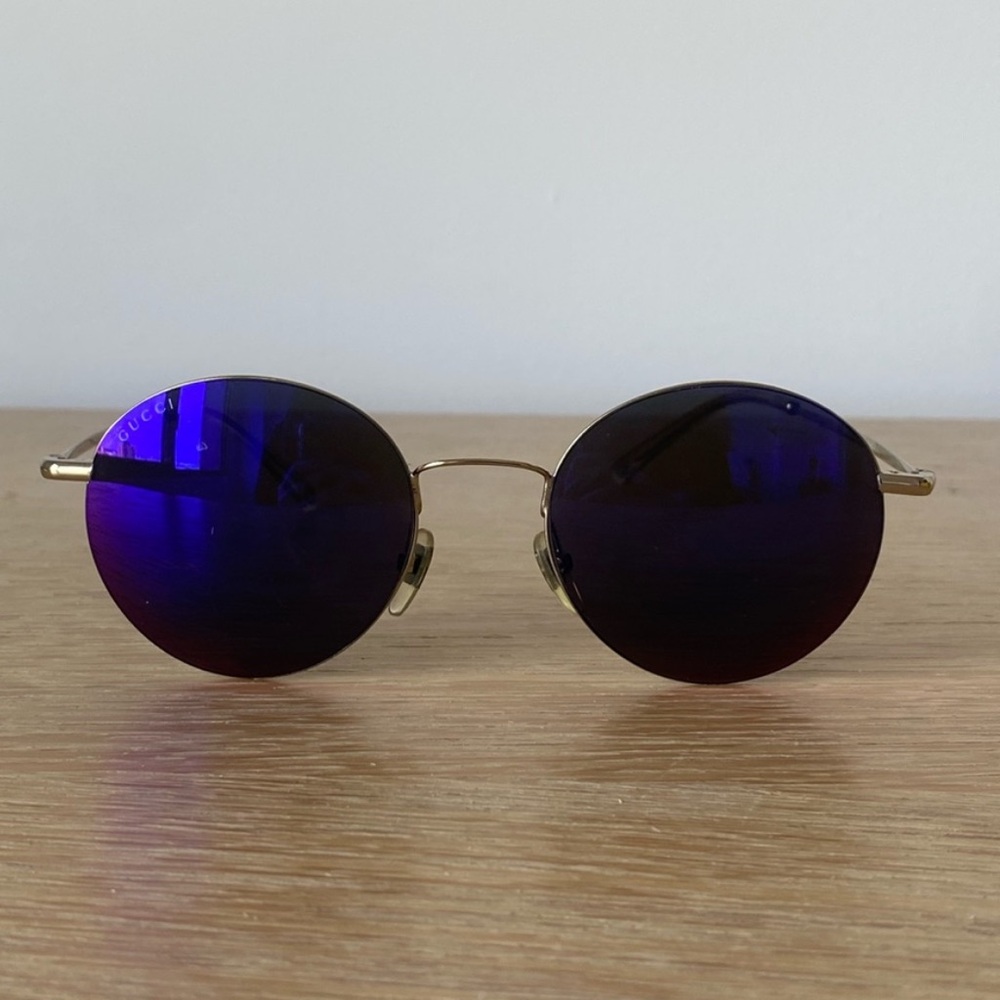 Gucci Round Mirrored Sunglasses GG 4273/
S 3YGMI
